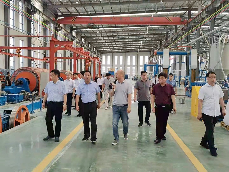 熱烈歡迎市領(lǐng)導(dǎo)一行蒞臨河南太平洋線(xiàn)纜調(diào)研督查